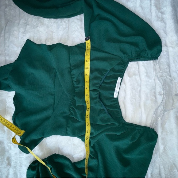 Altar'd State Lola Crossover Blouse 
in Forest Green - Large, never worn - Picture 13 of 14